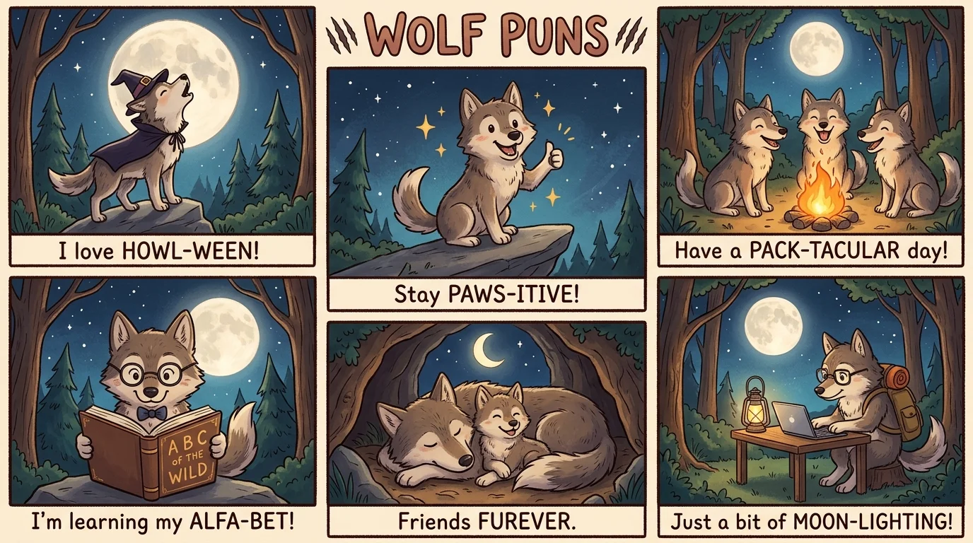 Arious Wolf Puns
