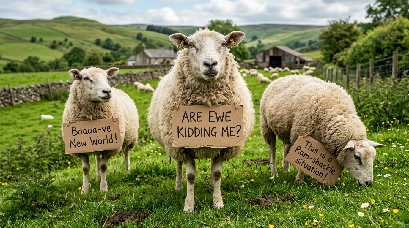 Baa-rilliant Sheep Puns