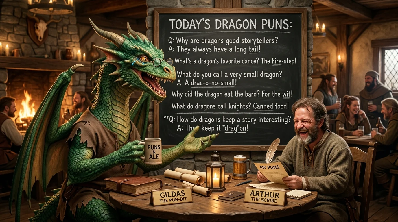 Breathing Dragon Puns