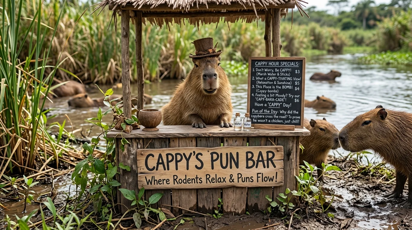 Classic Capybara Puns