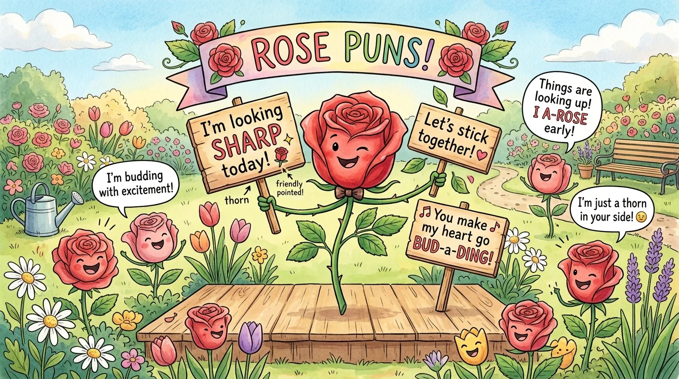 Classic Rose Puns