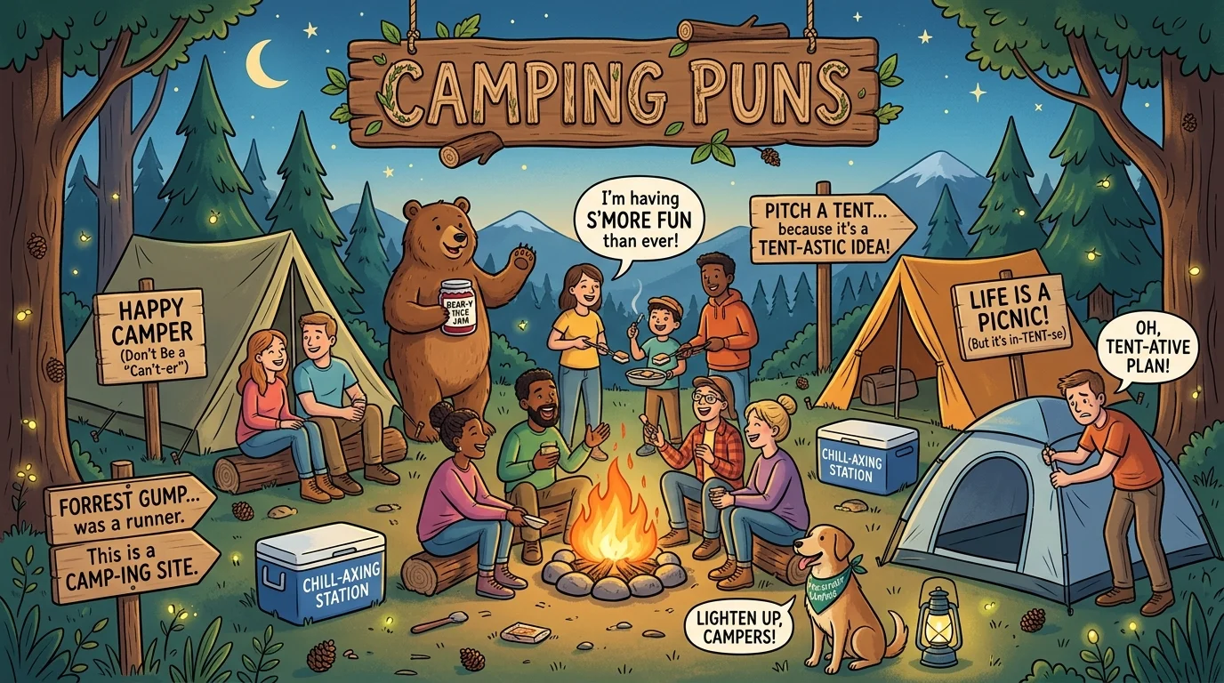 Funny Camping Puns