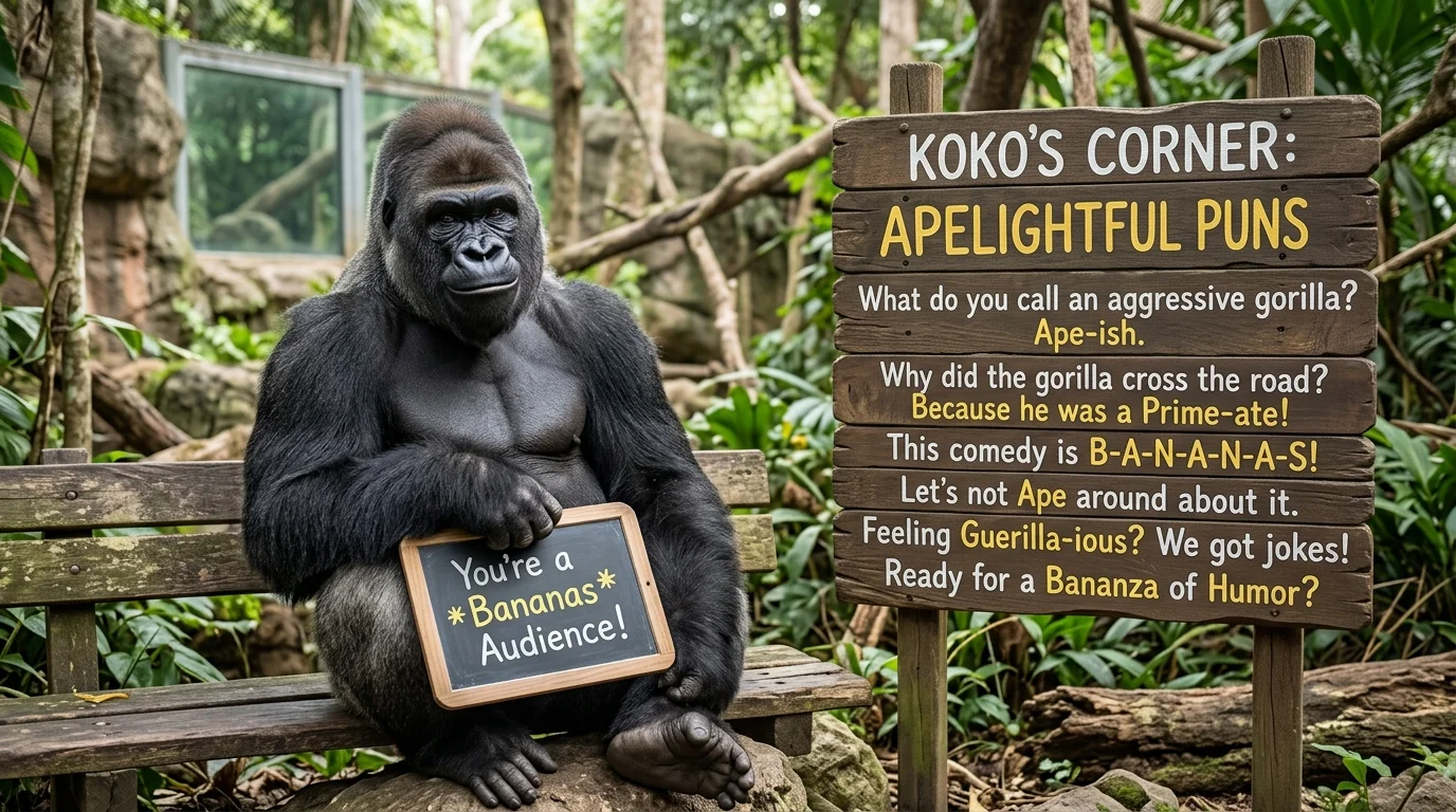 Funny Gorilla Puns