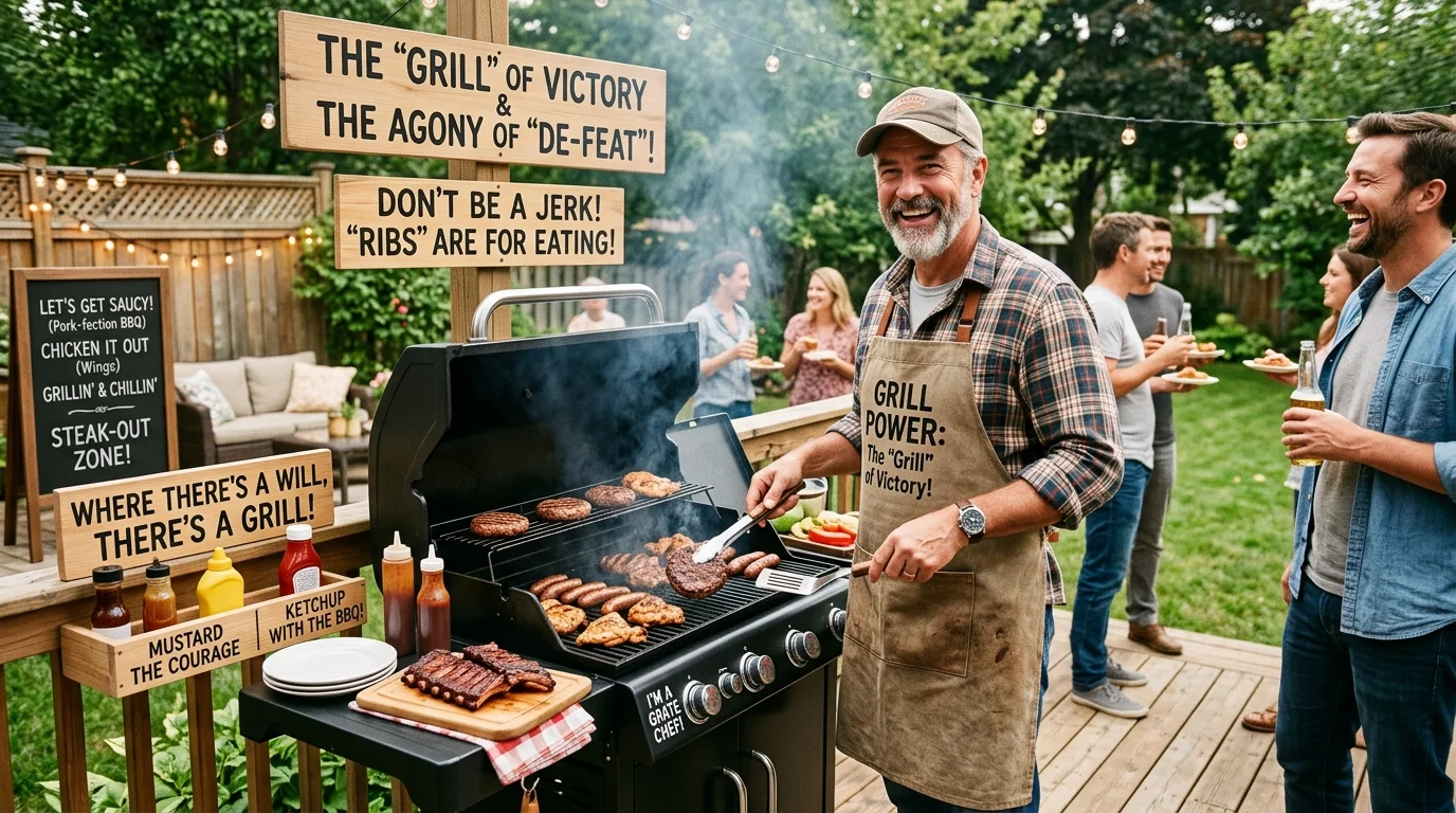 Funny Grill Puns