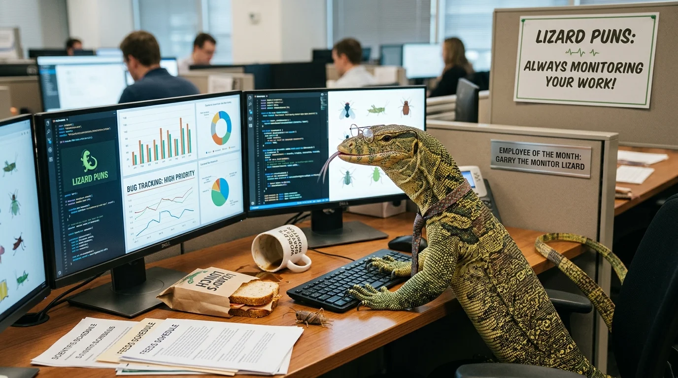 Funny Lizard Puns