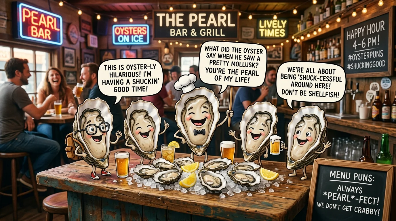 Funny Oyster Puns