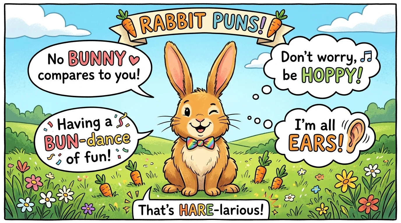 Funny Rabbit Puns