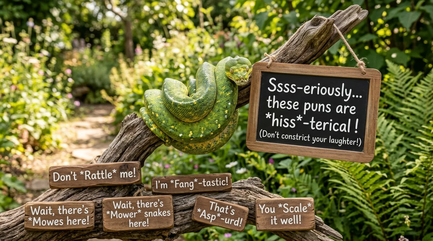 Funny Snake Puns