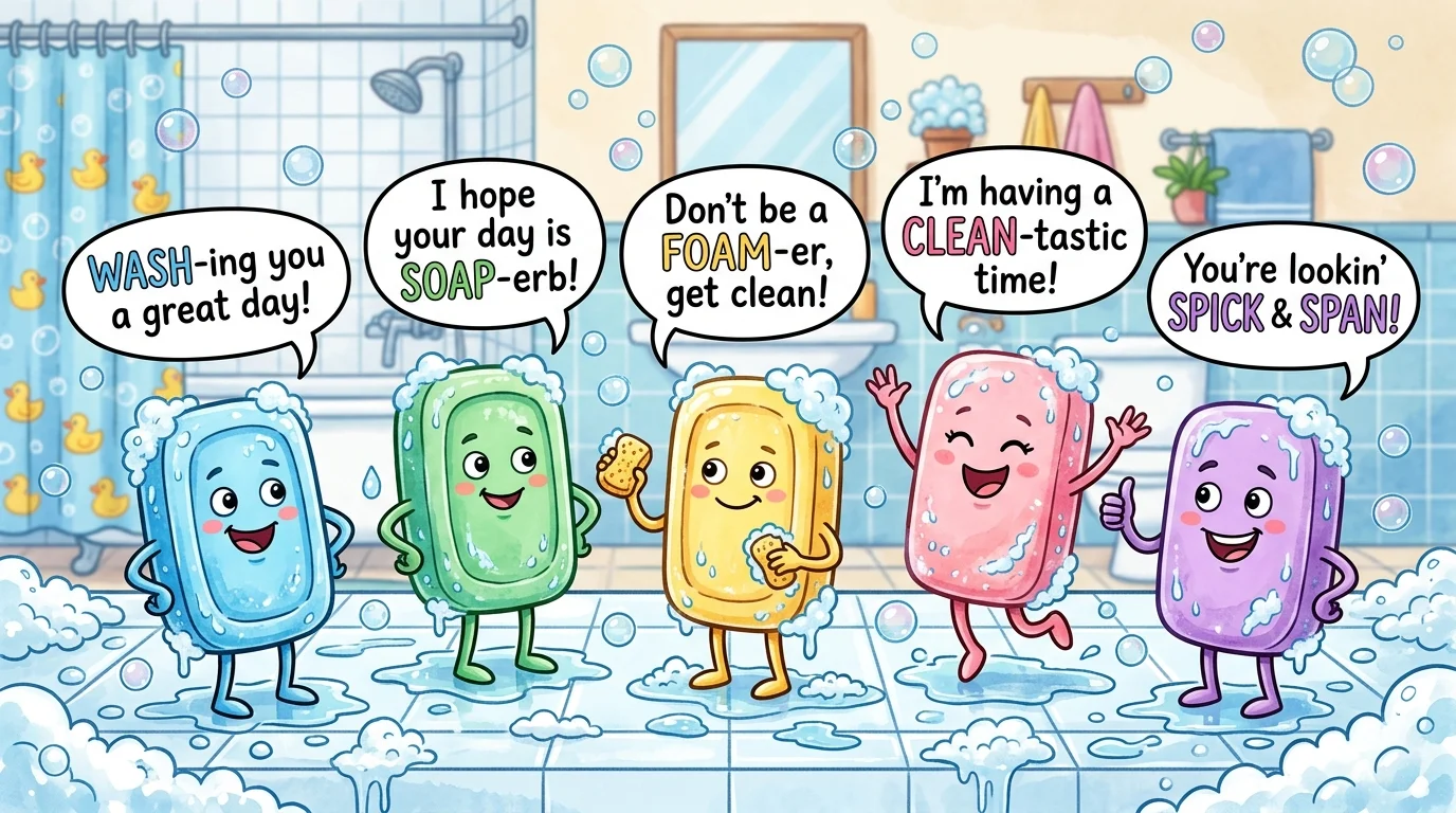 Funny Soap Puns