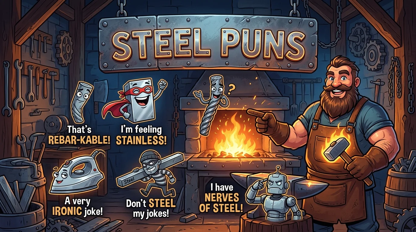 Funny Steel Puns