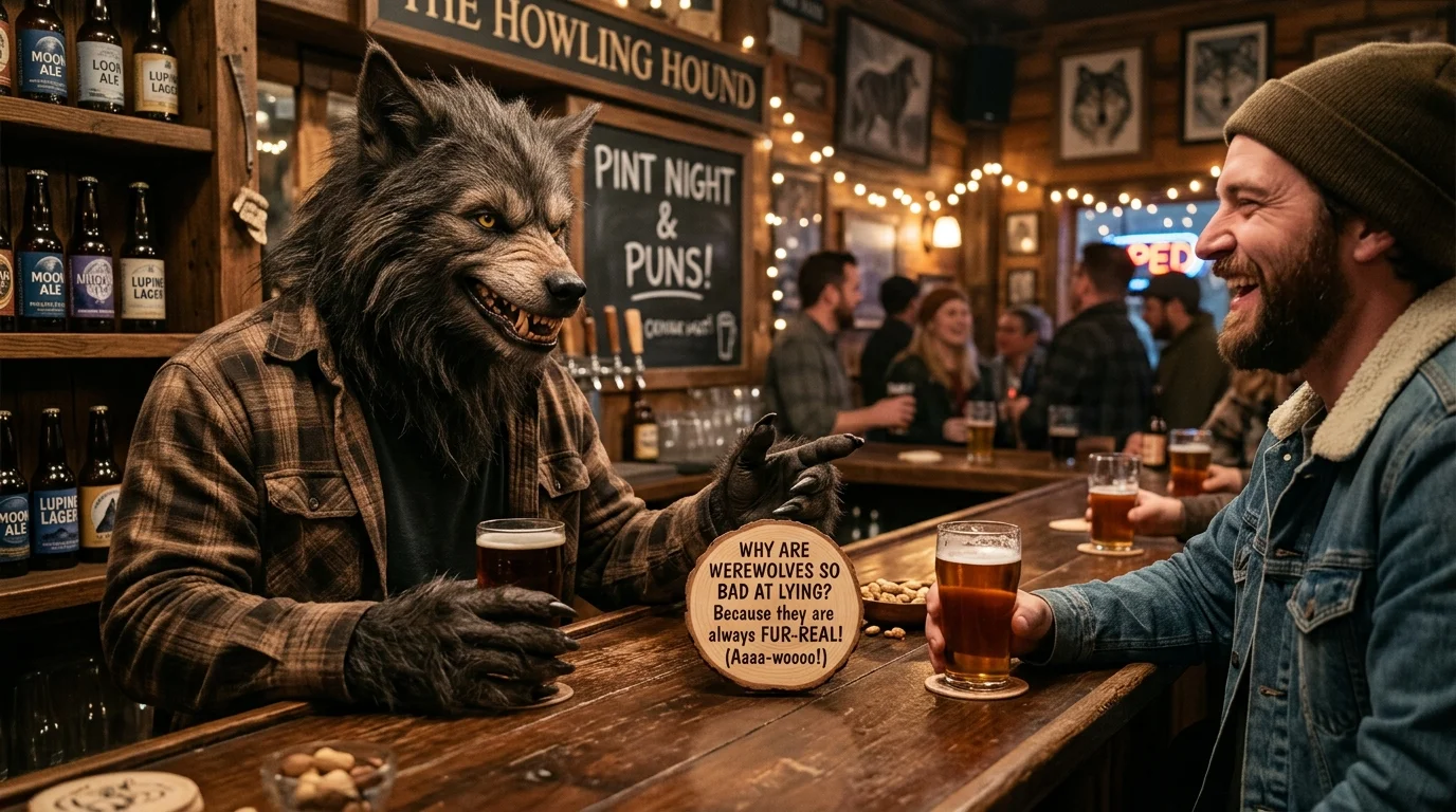 Funny Werewolf Puns