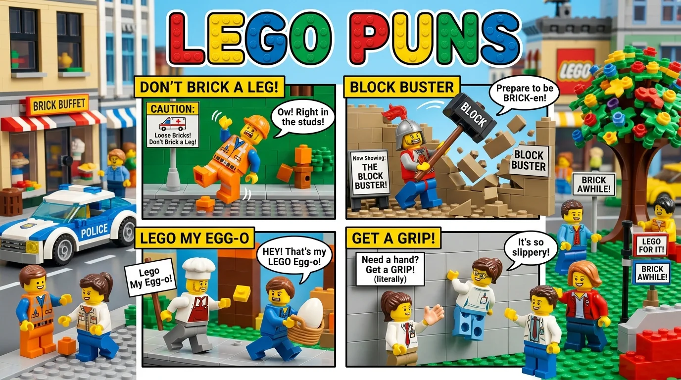 LEGO Building Puns 🏗️