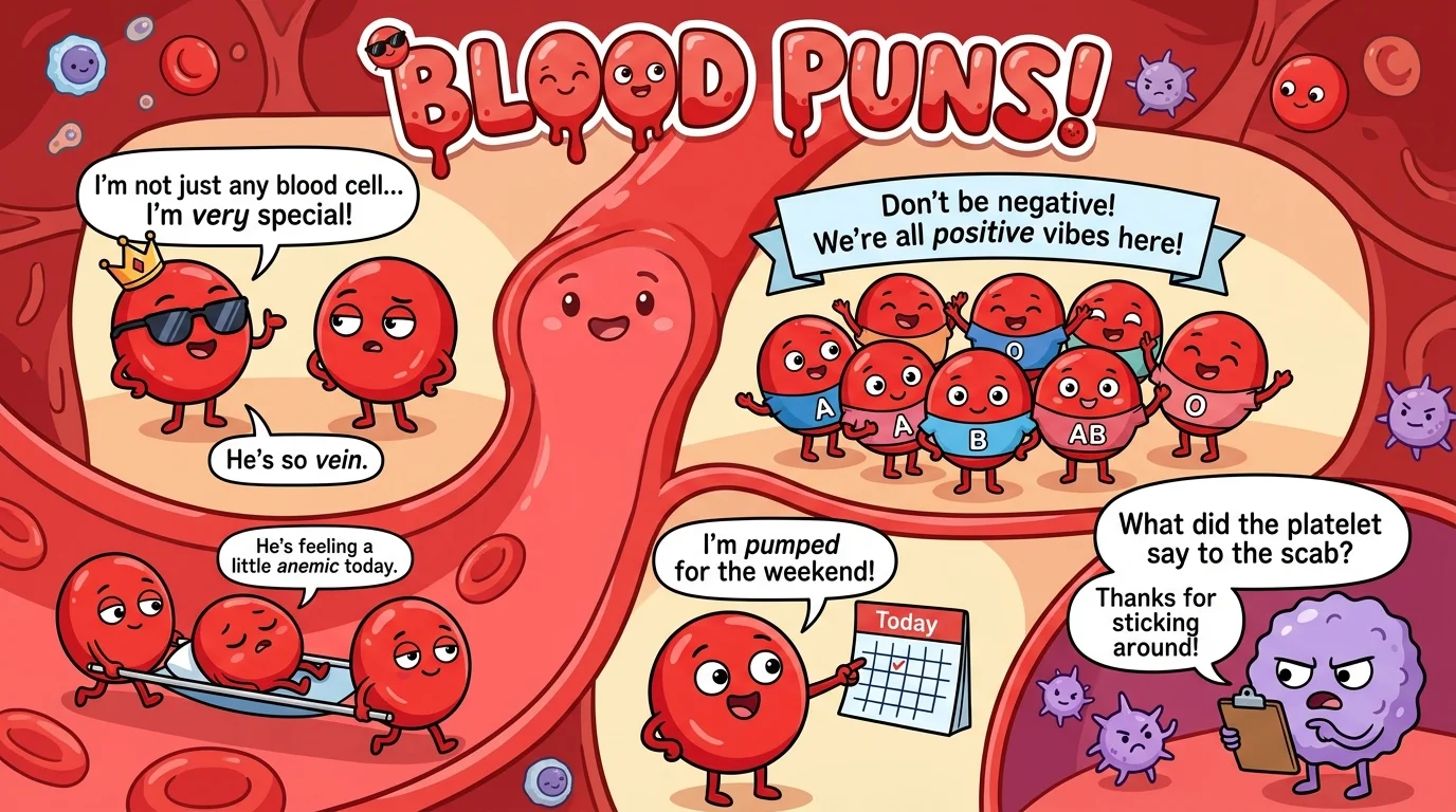 Liner Blood Puns