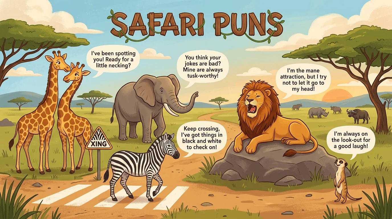 Lion Safari Puns