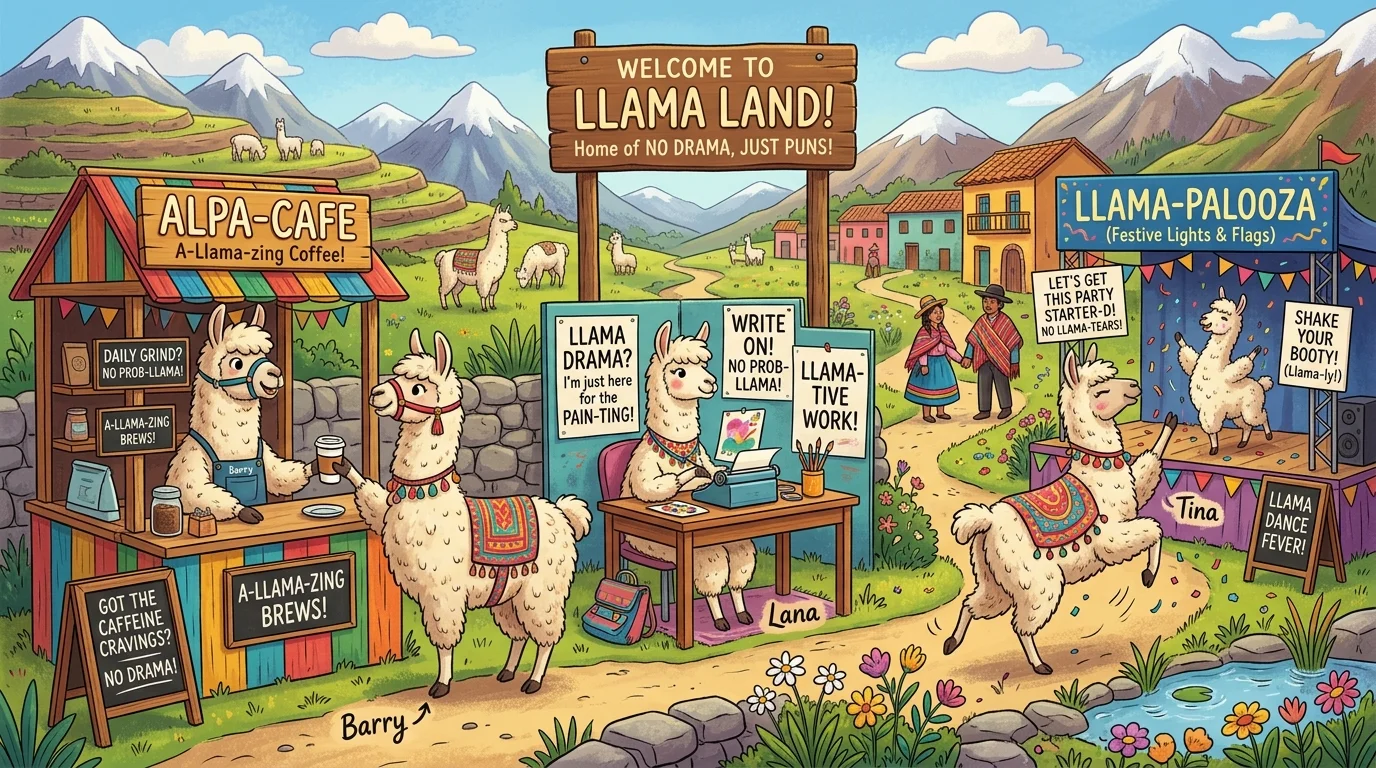 Llama-zing Puns