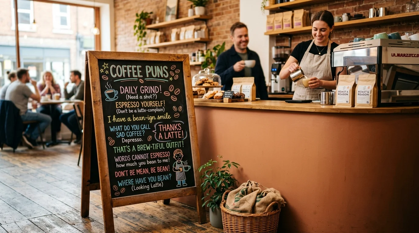 Relationship Coffee Puns