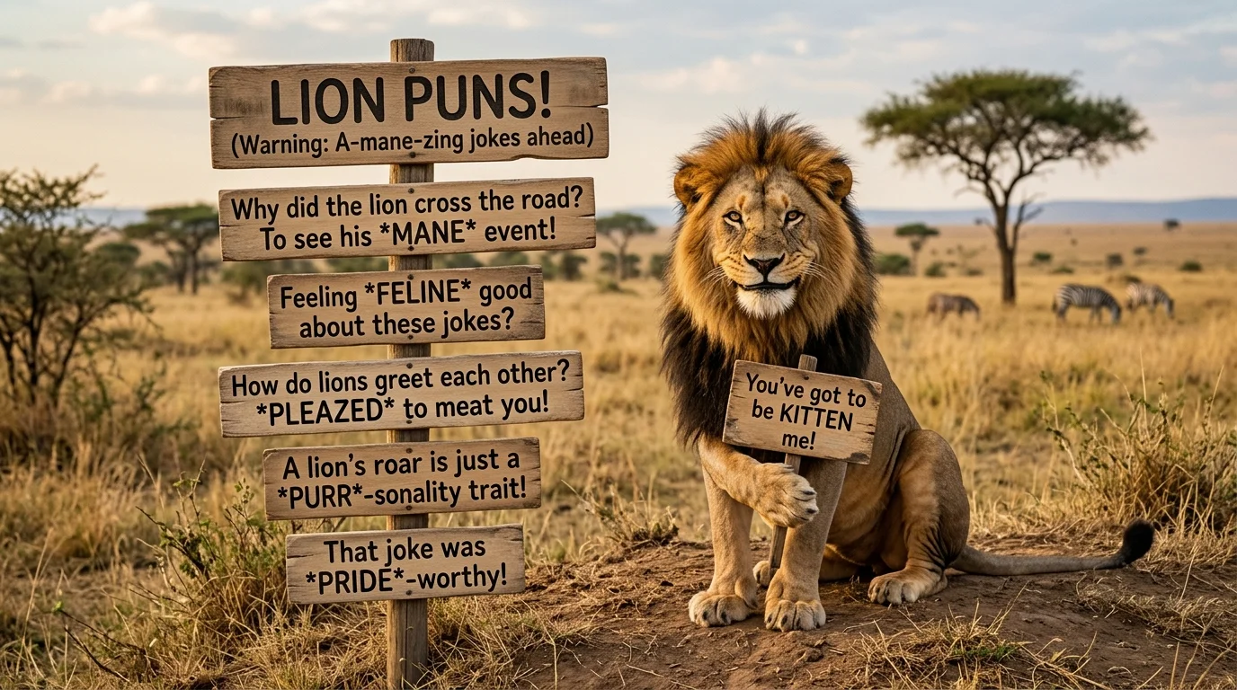 Roaring Lion Puns