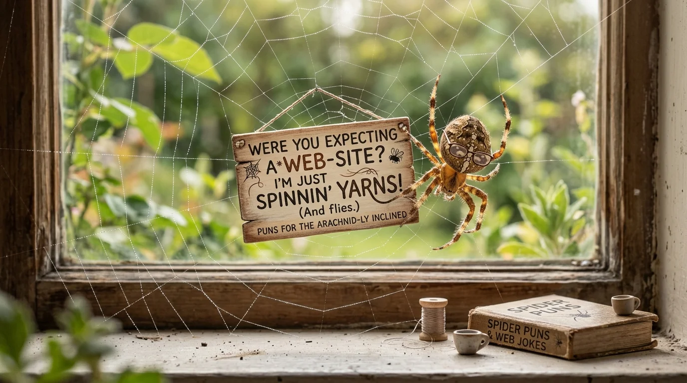 Tastic Spider Puns