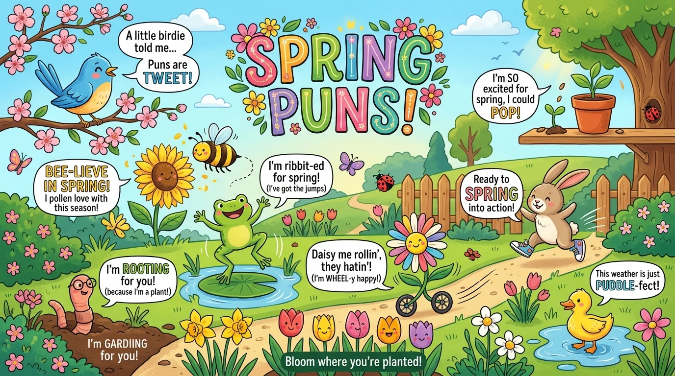 Top Spring Puns