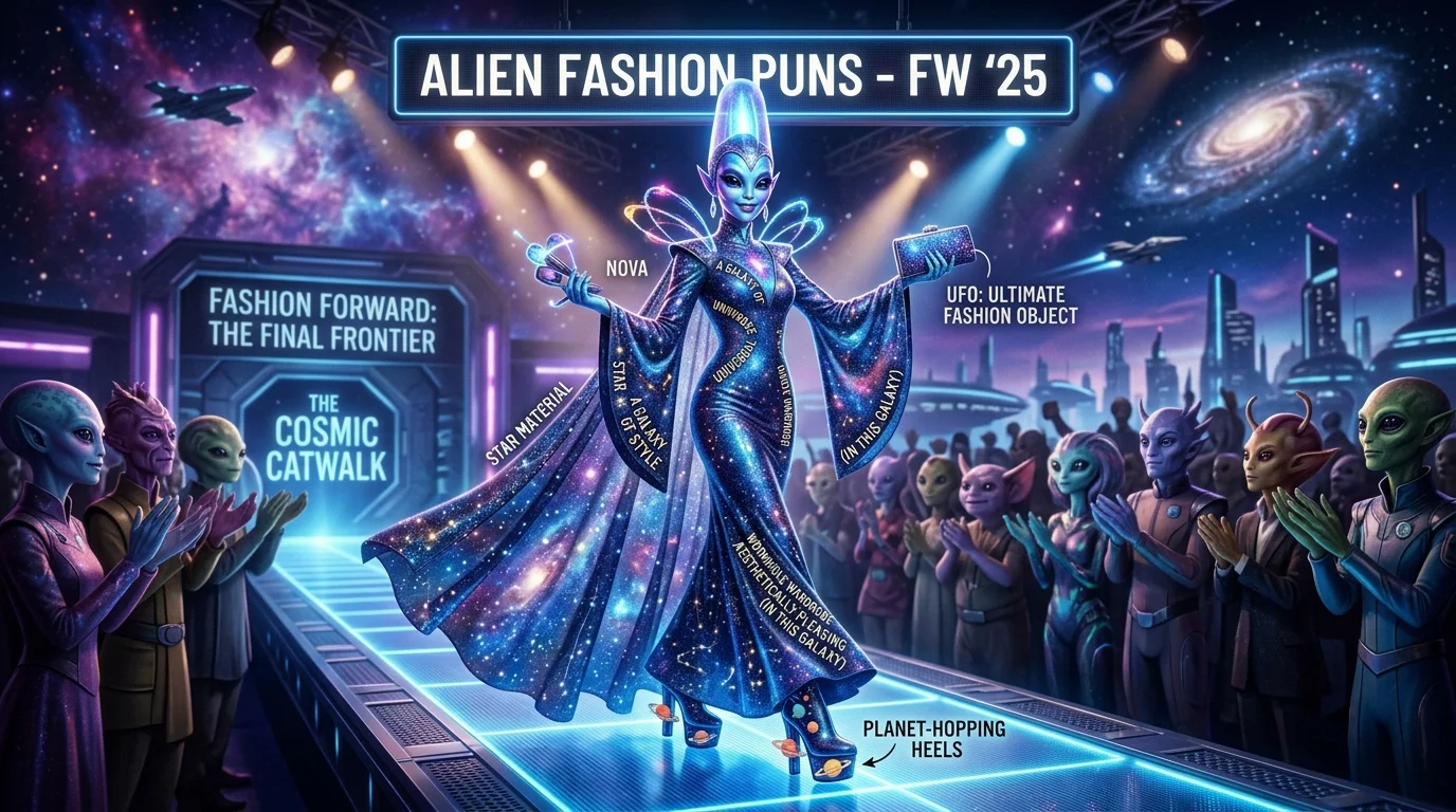 ✨ Classic Alien Fashion Puns