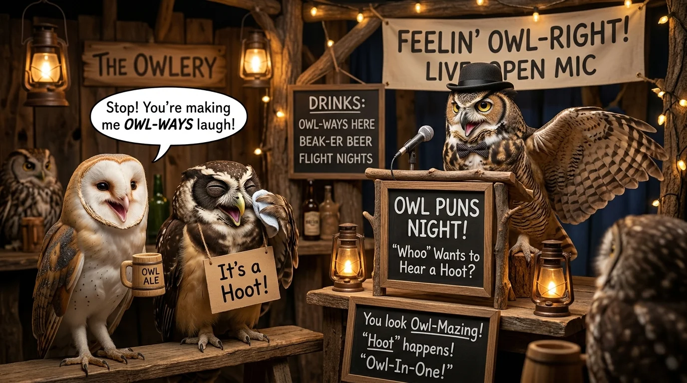 🦉 Classic Owl Puns