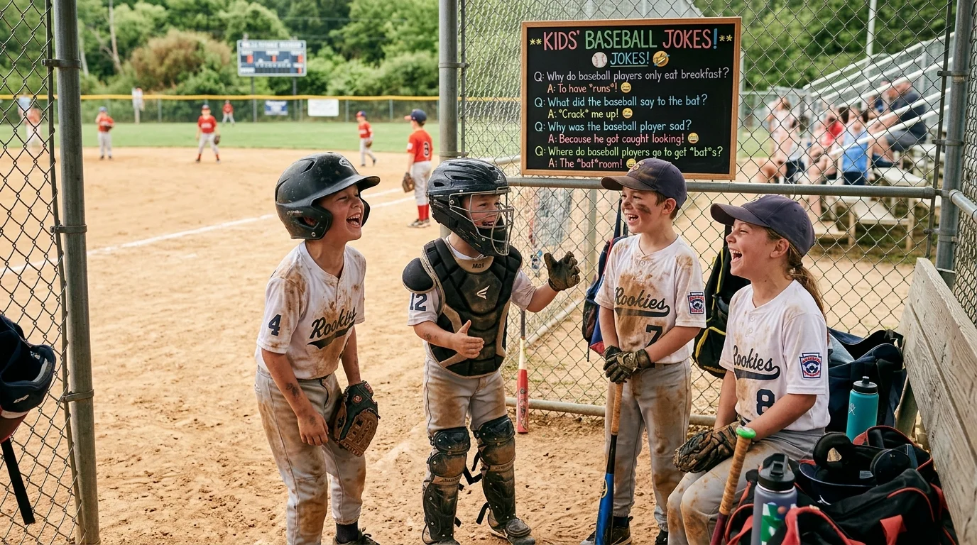 Funny Baseball Puns for Kids