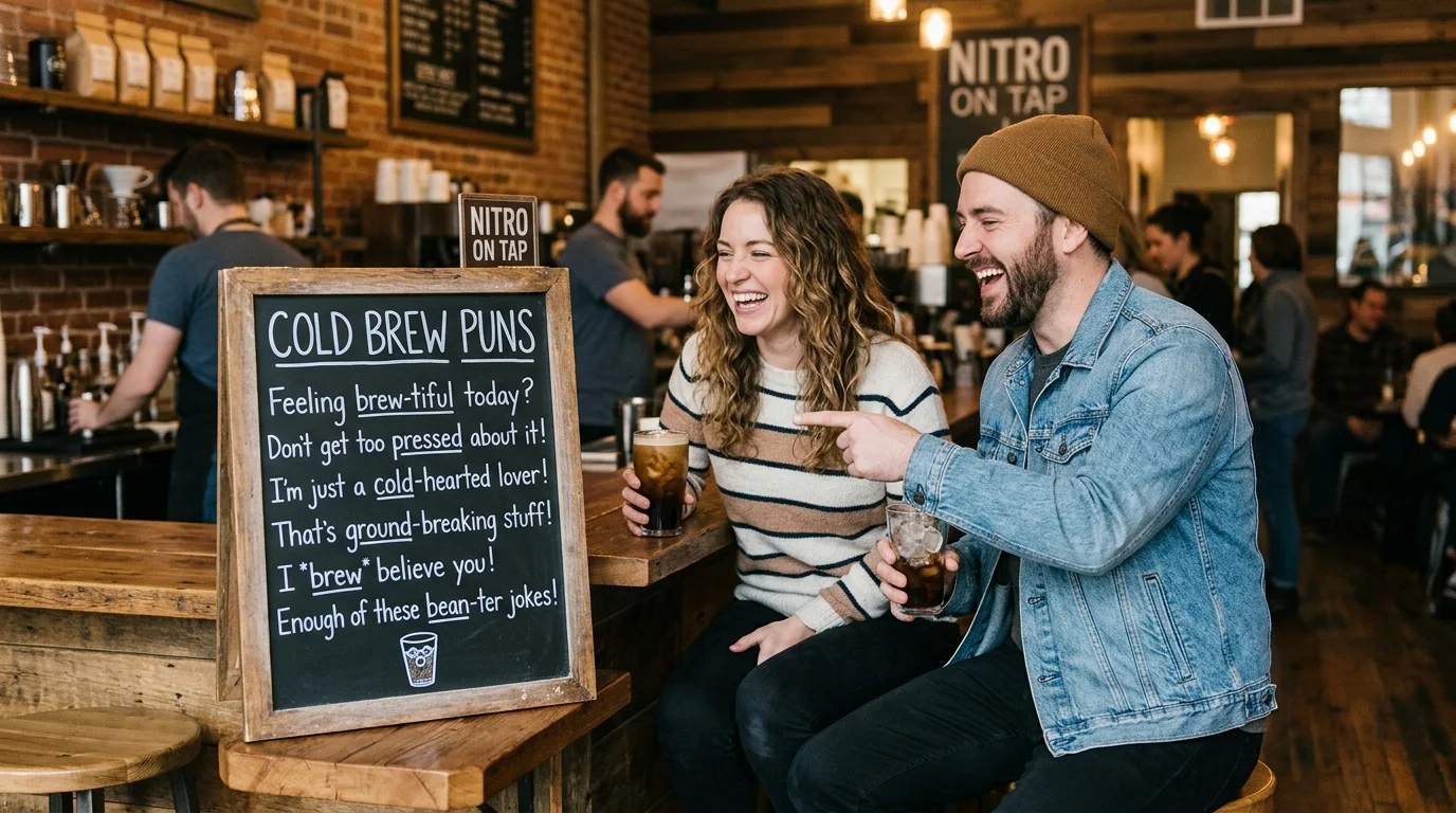 Funny Cold Brew Puns