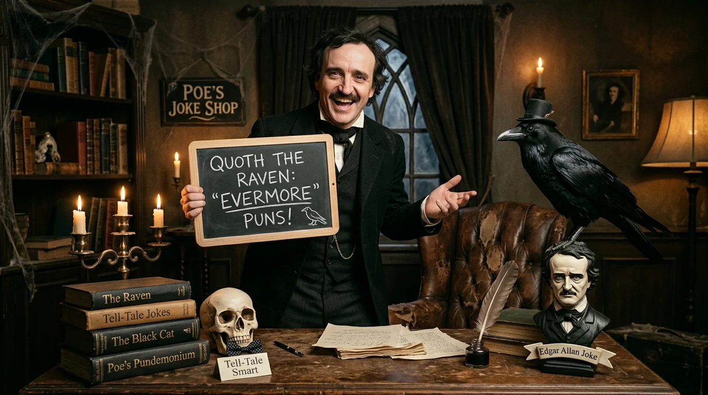 Funny Edgar Allan Poe Puns
