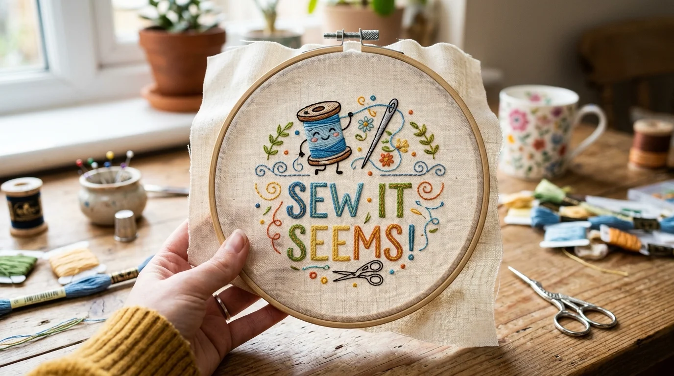 Funny Embroidery Puns