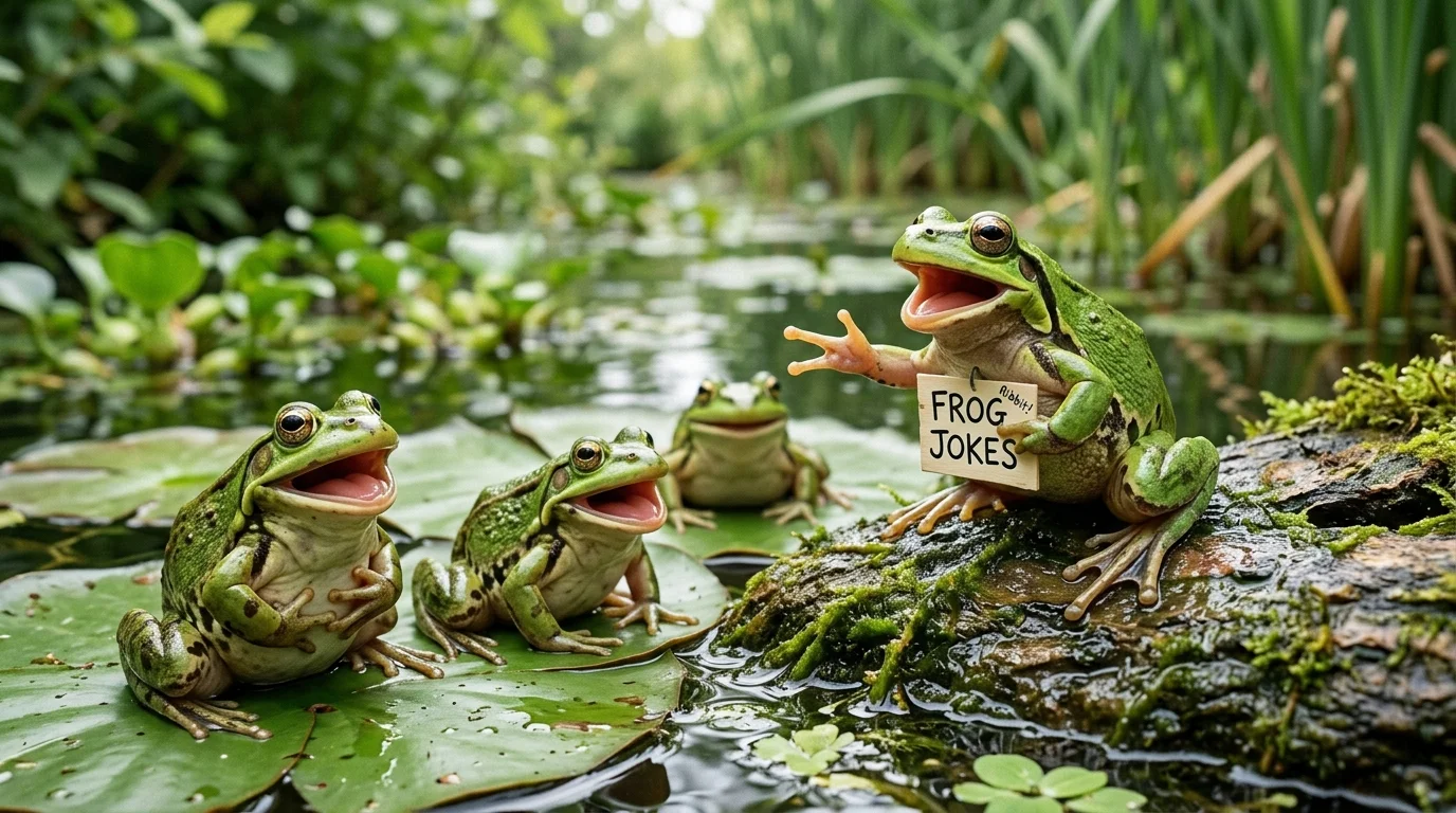 Funny Frog Puns