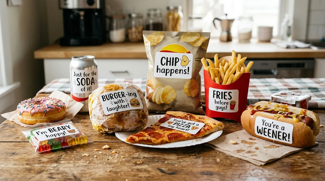 Funny Junk Food Puns