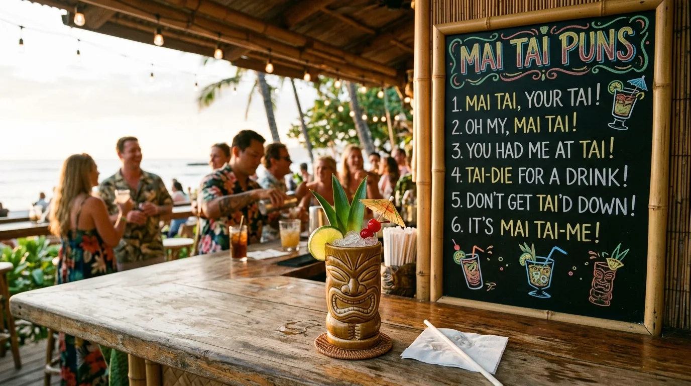 Funny Mai Tai Puns