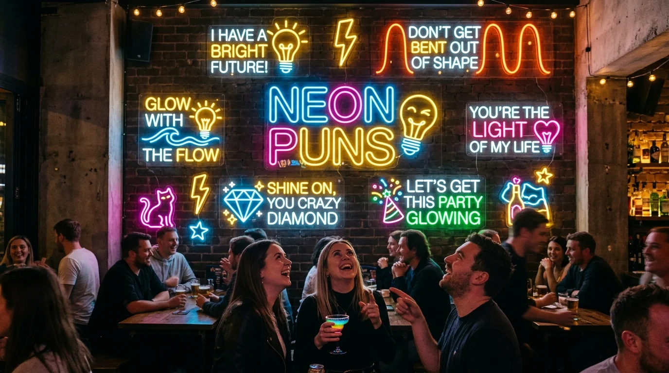 Funny Neon Puns