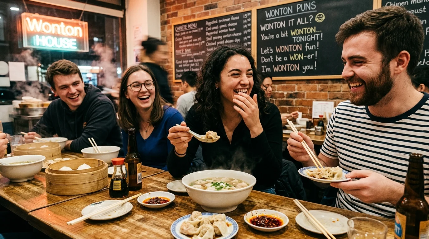 Funny Wonton Puns