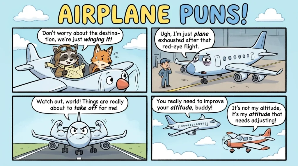 Airplane Puns