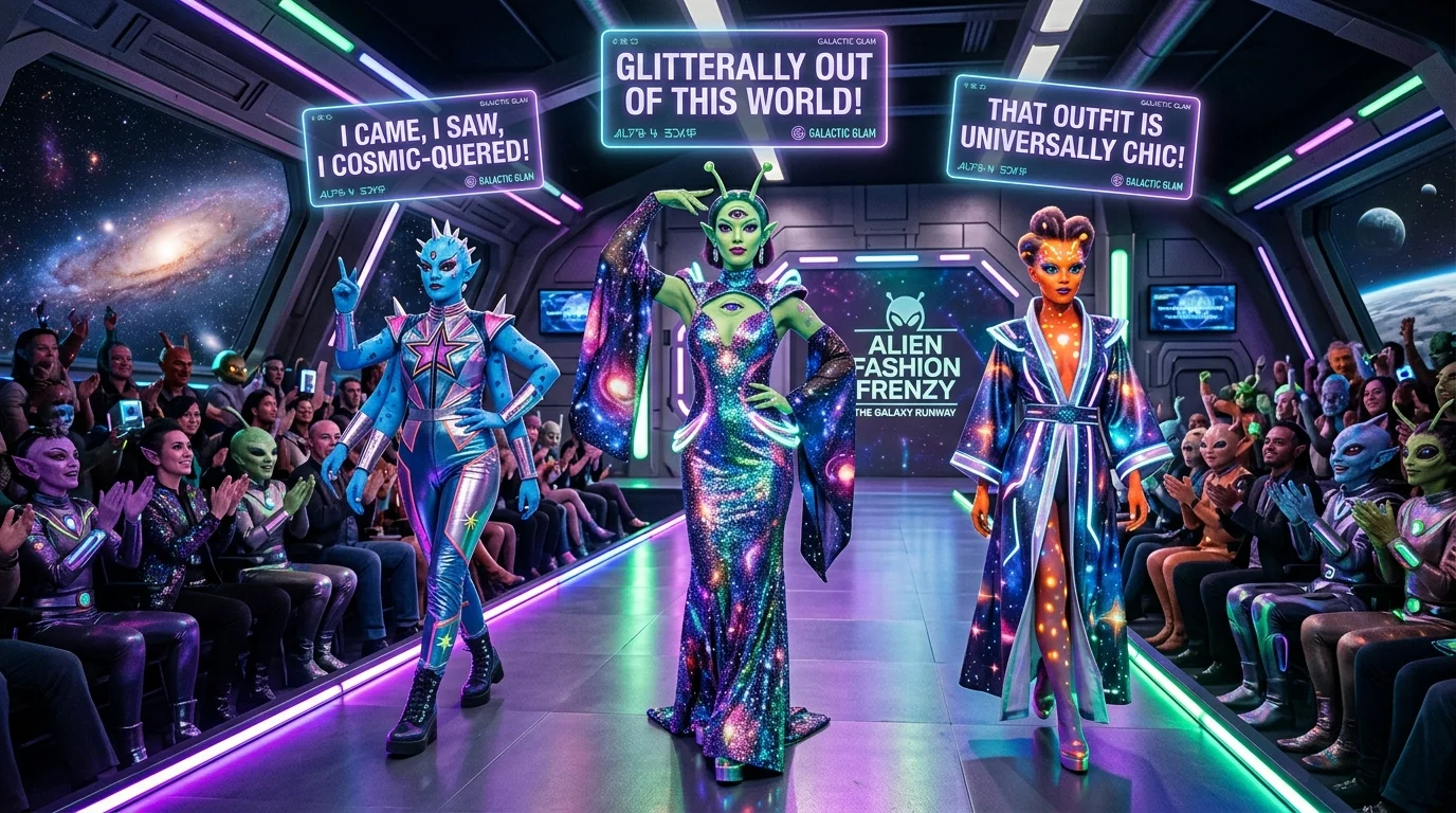 Alien Fashion Puns