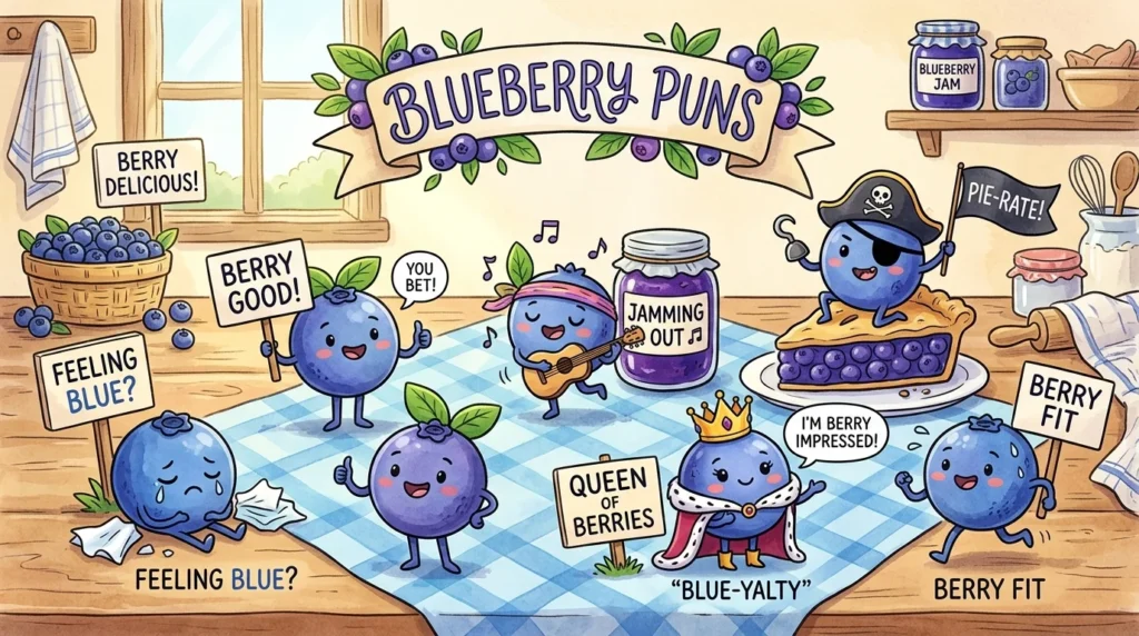 Blueberry Puns