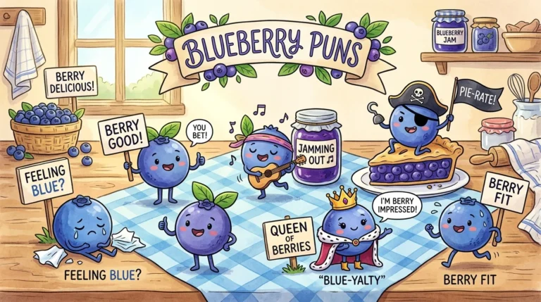 Blueberry Puns