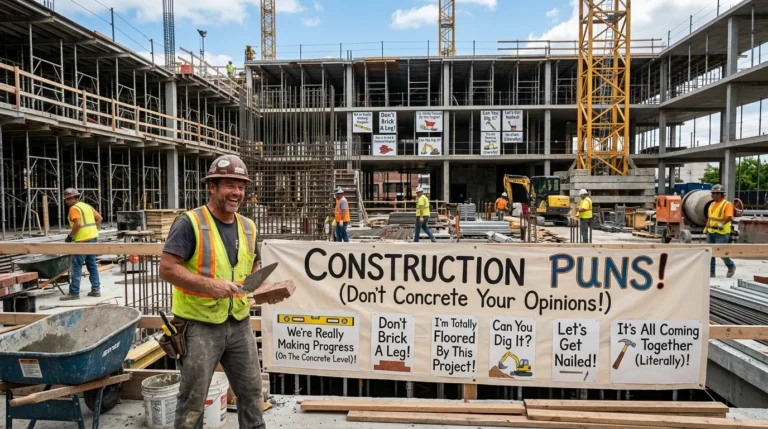 Construction Puns