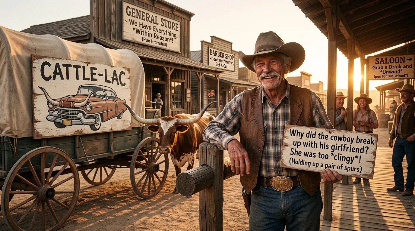 Cowboy Puns