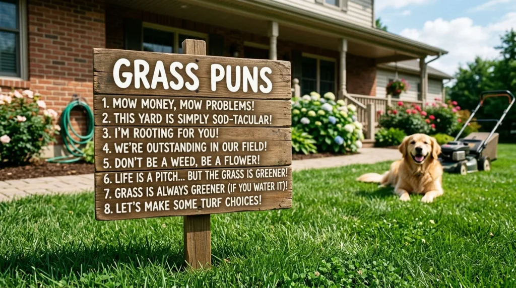 Grass Puns