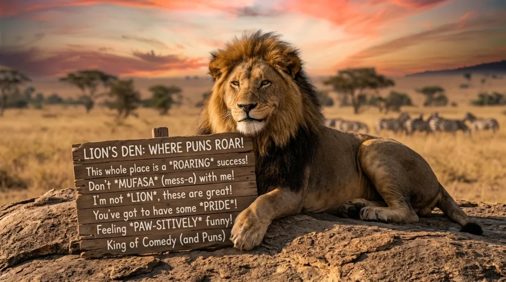 Lion Puns