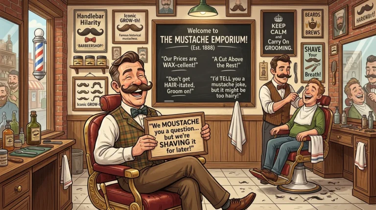 Mustache Puns