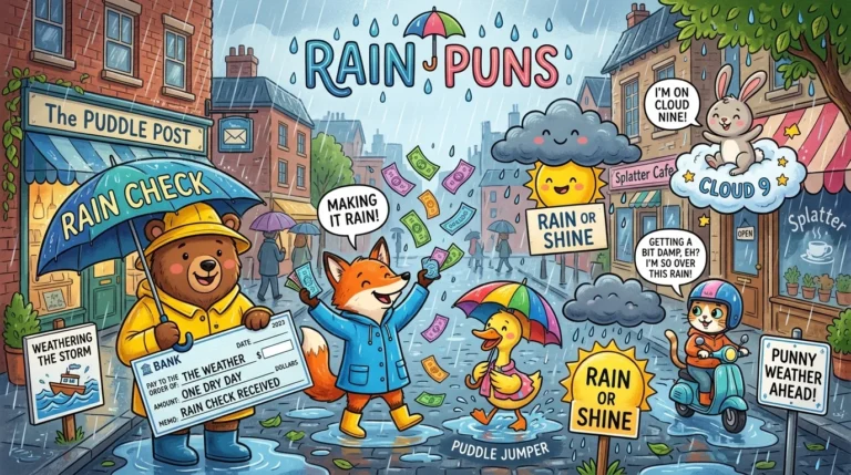 Rain Puns