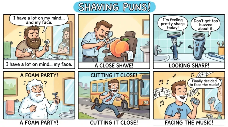 Shaving Puns