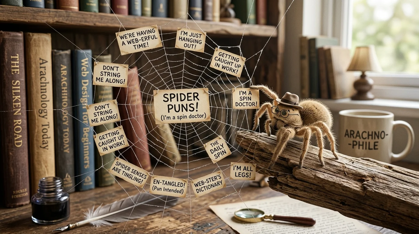 Spider Puns
