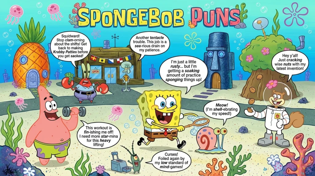 SpongeBob Puns